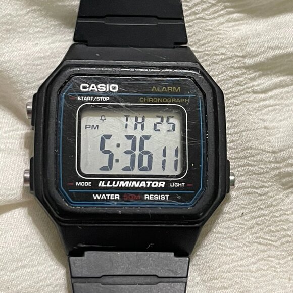 Casio W217H Digital Sport Watch – Fully Working & Water Resistant Vintage - Picture 1 of 6